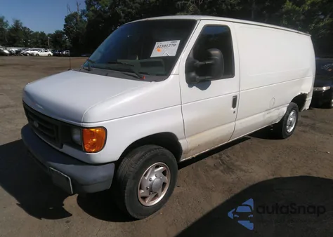 2007 Ford E-150 Commercial/Recreational z USA, uszkodzony, nr VIN 1FTNE14W47DB49798